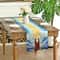 Pesach Red Sea Linen Table Runner Elegant Passover Dining Decor 1