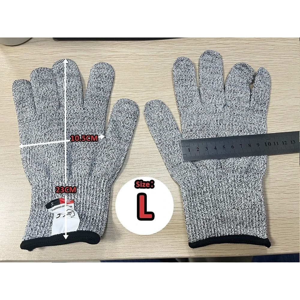 Level 5 HPPE Cut Resistant Gloves For Kitchen Work And Outdoor Safety 10