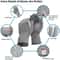 Level 5 HPPE Cut Resistant Gloves For Kitchen Work And Outdoor Safety 3