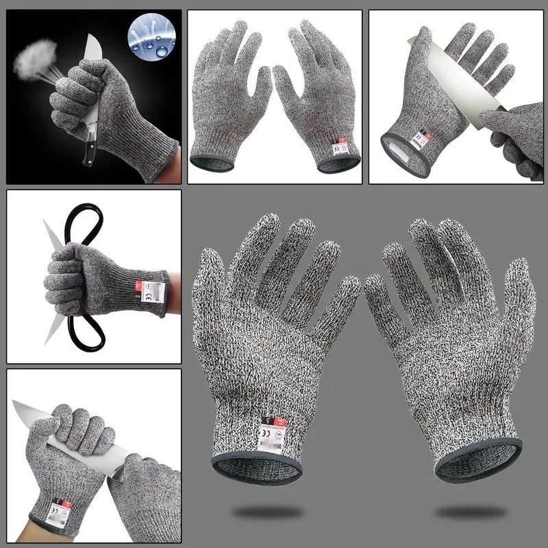 Level 5 HPPE Cut Resistant Gloves For Kitchen Work And Outdoor Safety 4