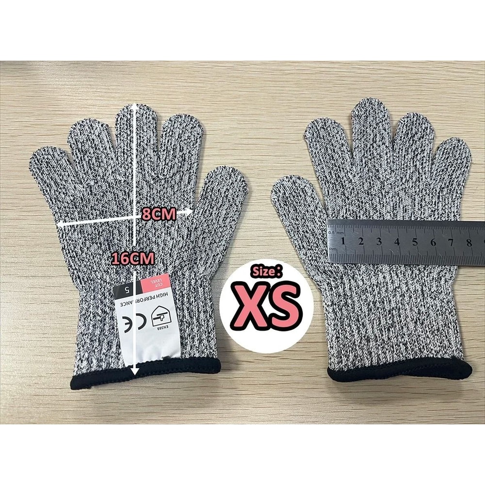 Level 5 HPPE Cut Resistant Gloves For Kitchen Work And Outdoor Safety 8