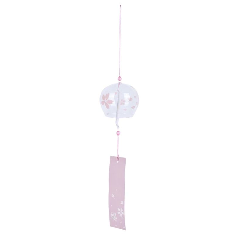 Sakura Glass Wind Chime Japanese Furin Hanging Bell For Home And Garden Decor 3