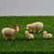 Mini Resin Sheep Family Figurine Set 4pcs Cute Micro Landscape Decor For Desk And Garden 1