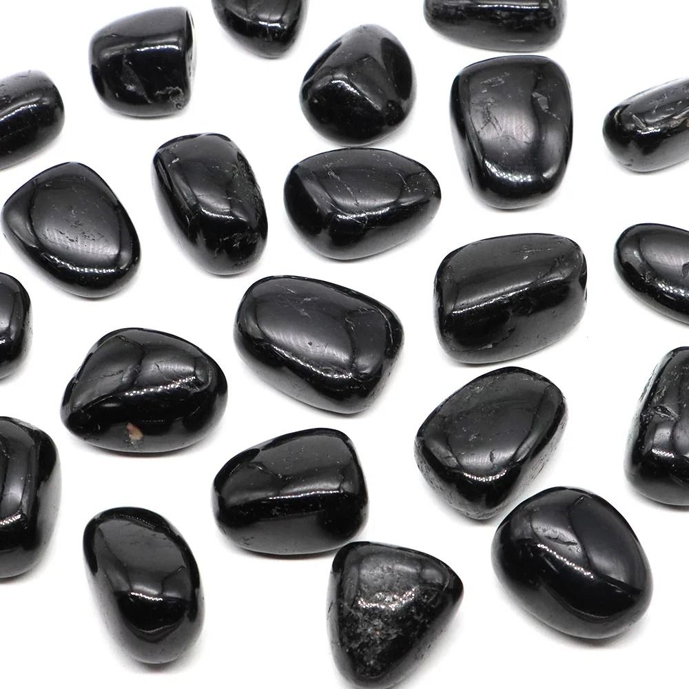 Natural Black Tourmaline Tumbled Stone Healing Crystal For Energy Protection And Decor 2