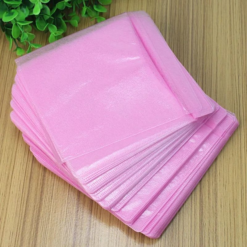 Double Sided CD DVD Storage Sleeves 100pcs Space Saving Disc Organizer Bags 3