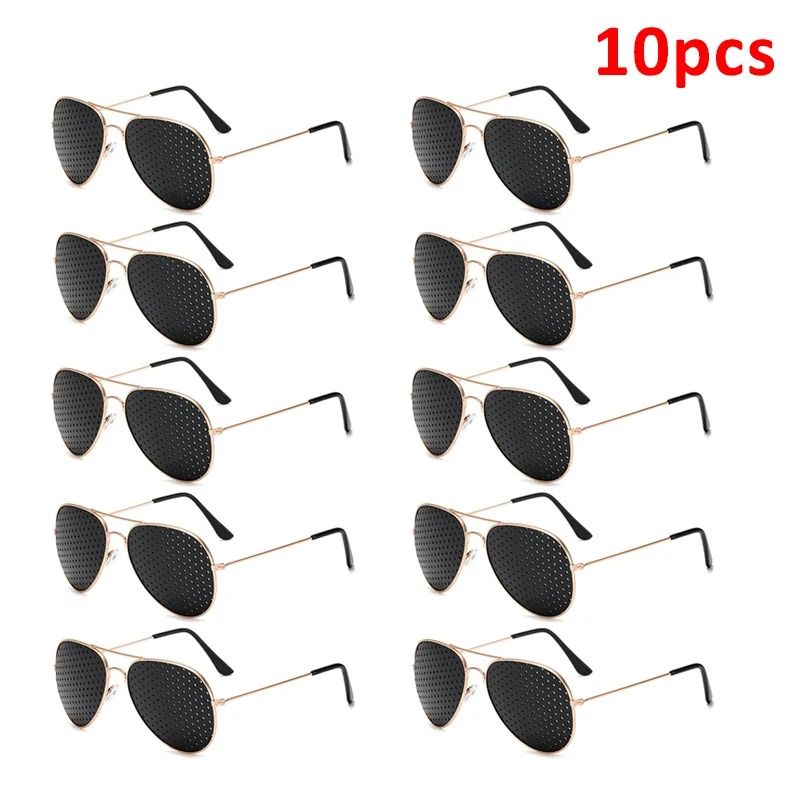 Vision Relief Pinhole Glasses For Eye Strain And Focus Training Support 10