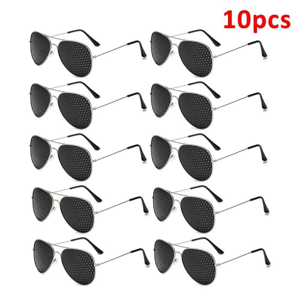 Vision Relief Pinhole Glasses For Eye Strain And Focus Training Support 11