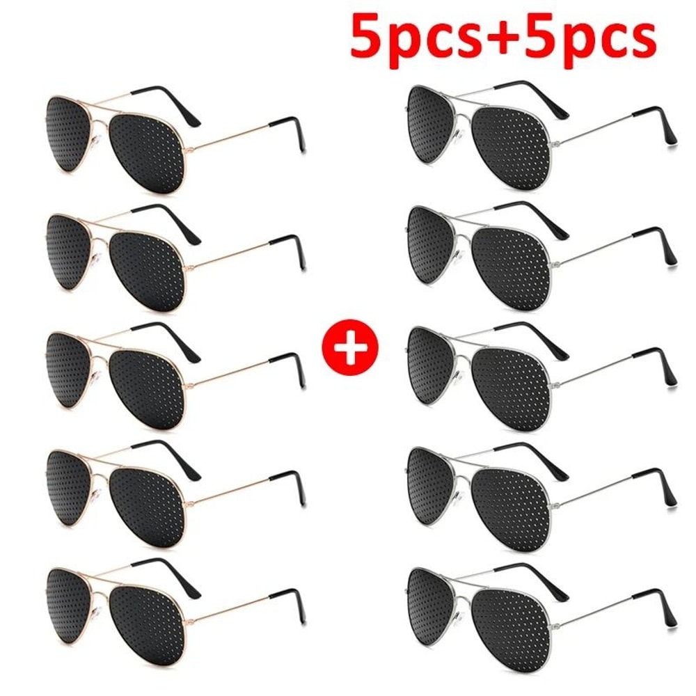Vision Relief Pinhole Glasses For Eye Strain And Focus Training Support 14