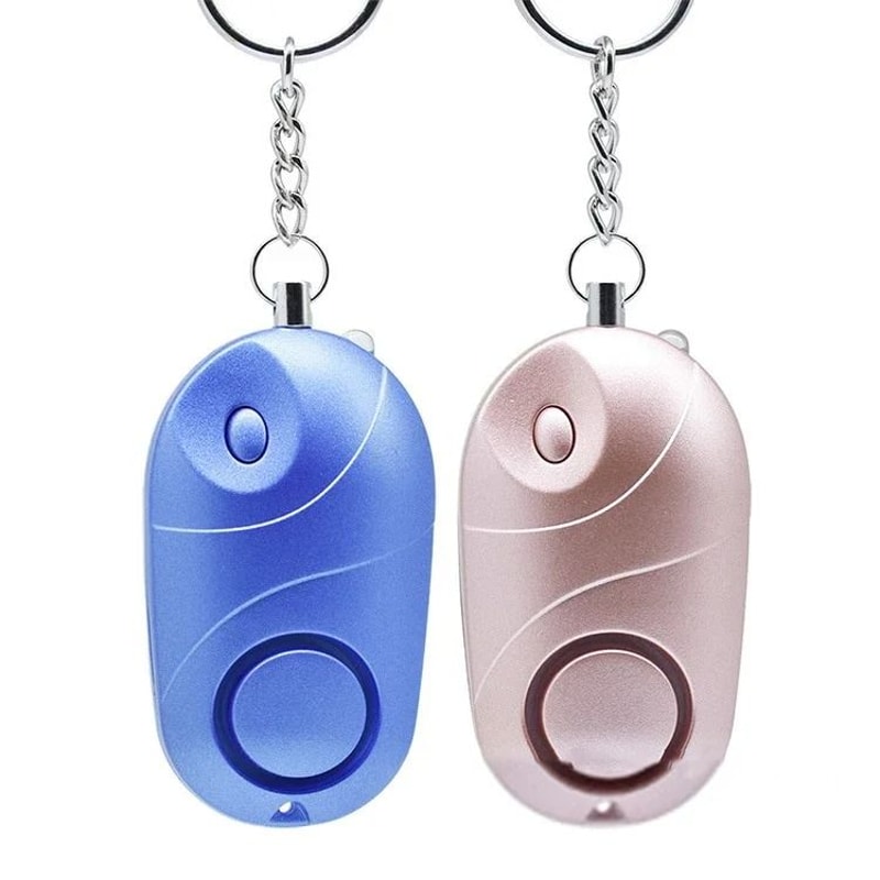 Personal Safety Alarm Keychain With LED Flashlight For Emergency Protection 17