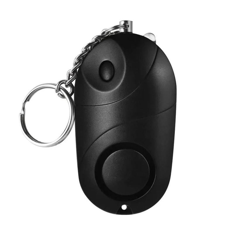 Personal Safety Alarm Keychain With LED Flashlight For Emergency Protection 5