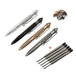 mini tactical keychain pen with anti-slip grip and multifunction edc design