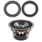 Universal 412 Inch Speaker Rubber Surround Repair Kit Woofer Edge Suspension Replacement 0