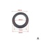 Universal 412 Inch Speaker Rubber Surround Repair Kit Woofer Edge Suspension Replacement 6