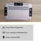Under Desk Laptop Holder Portable Notebook Storage Mount Bracket Organizer 3