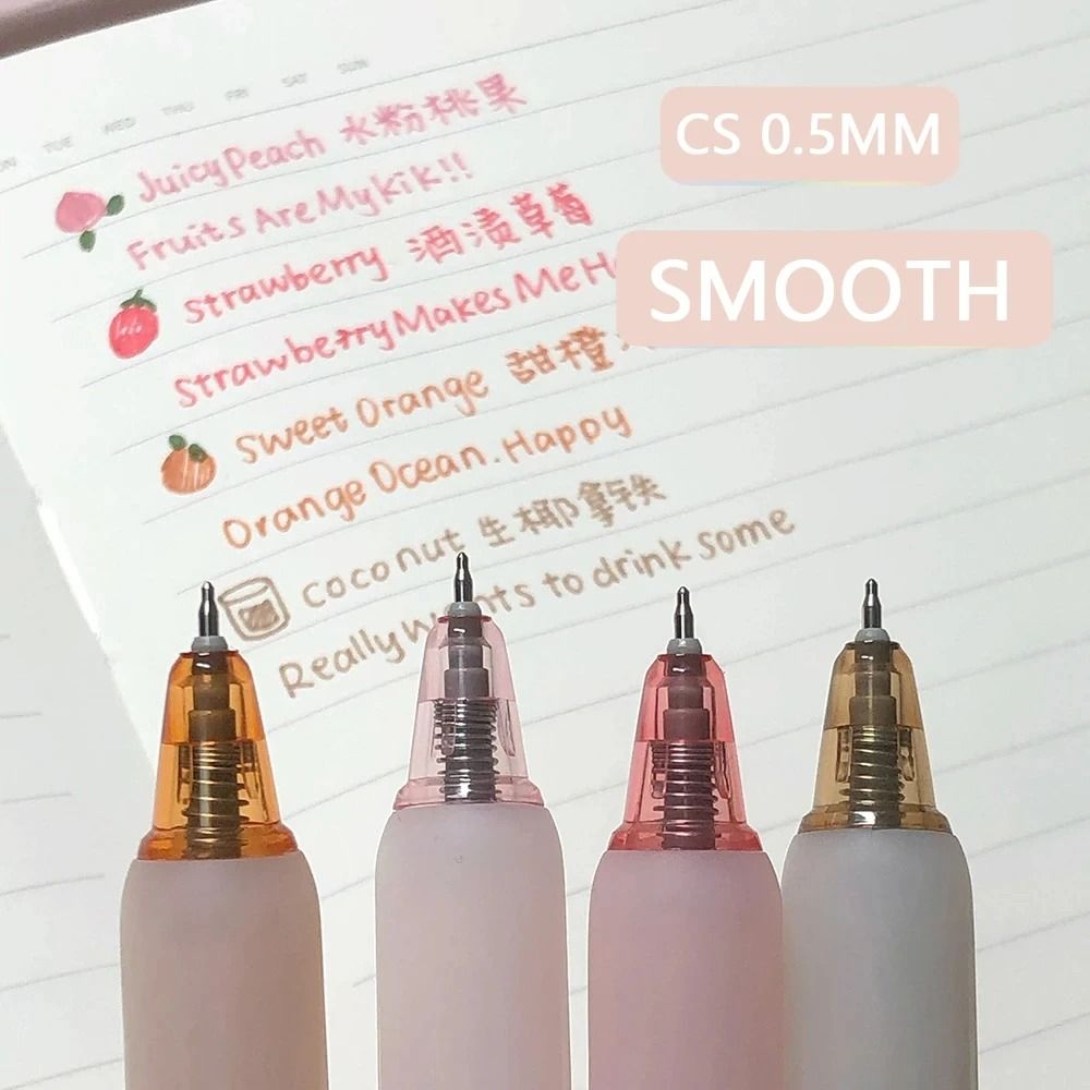 05mm Fruit Scented Gel Pen Set For Smooth Writing And Creative Notes 4