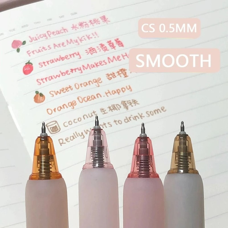 05mm Fruit Scented Gel Pen Set For Smooth Writing And Creative Notes 4