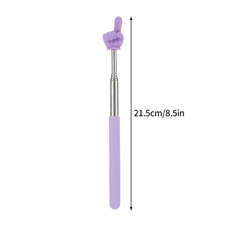 Telescopic Stainless Steel Teaching Pointer With Finger Tip Design For Classroom And Presentation 8