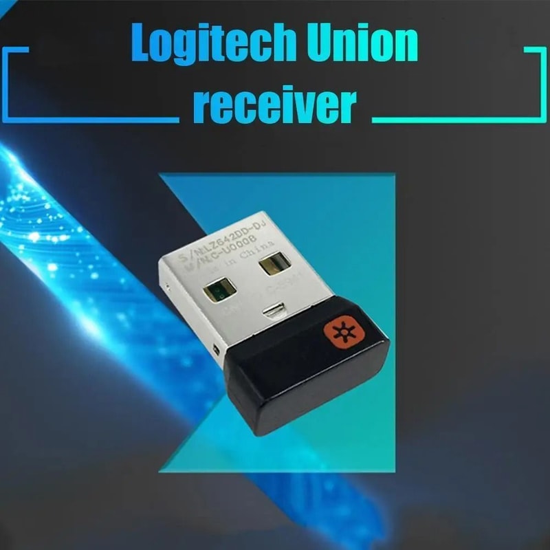 Universal USB Unifying Receiver Adapter For Logitech Mouse Keyboard MultiDevice Dongle 1