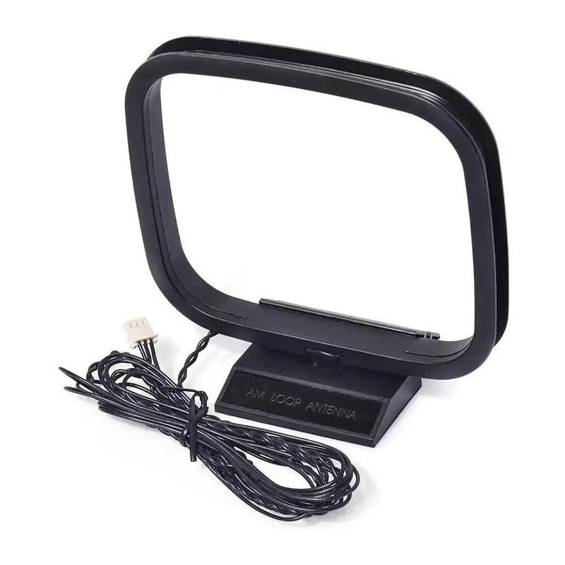 Mini 360 AM FM Loop Antenna Indoor Signal Booster For HiFi Stereo Receivers 6