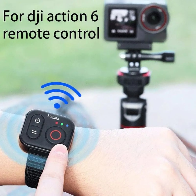 Bluetooth Remote Selfie Stick For DJI Action Cameras Wireless Vlog Control Handle 1
