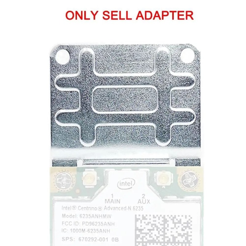 Mini PCIE Half To Full Height Bracket Adapter Metal Frame For WiFi 3G Cards 1