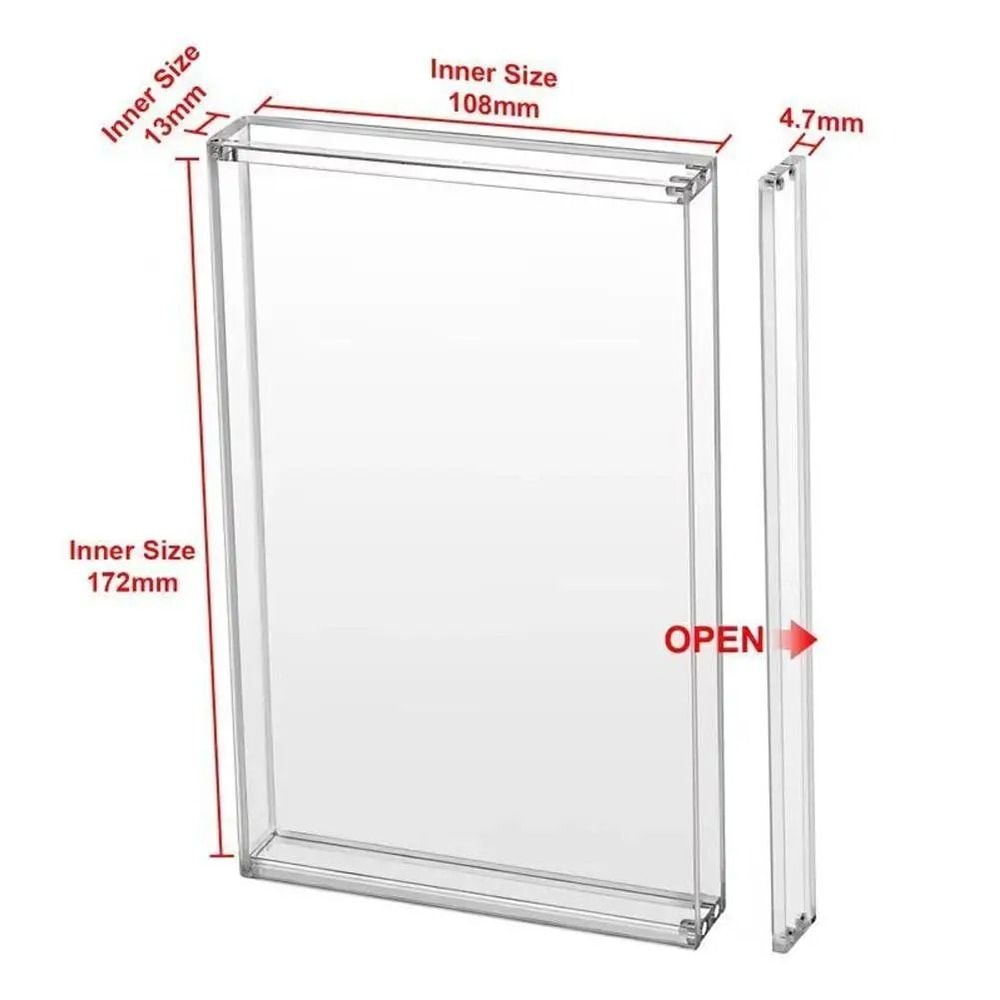 CrystalVault Magnetic Acrylic Game Card Display Case For Nintendo Switch 2 1