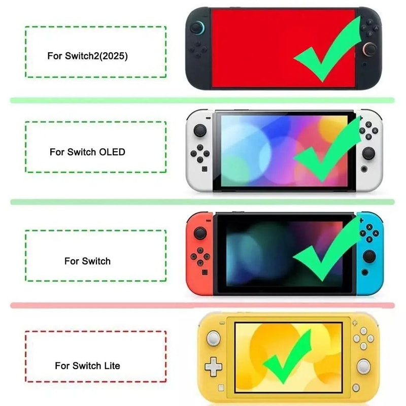 CrystalVault Magnetic Acrylic Game Card Display Case For Nintendo Switch 2 2