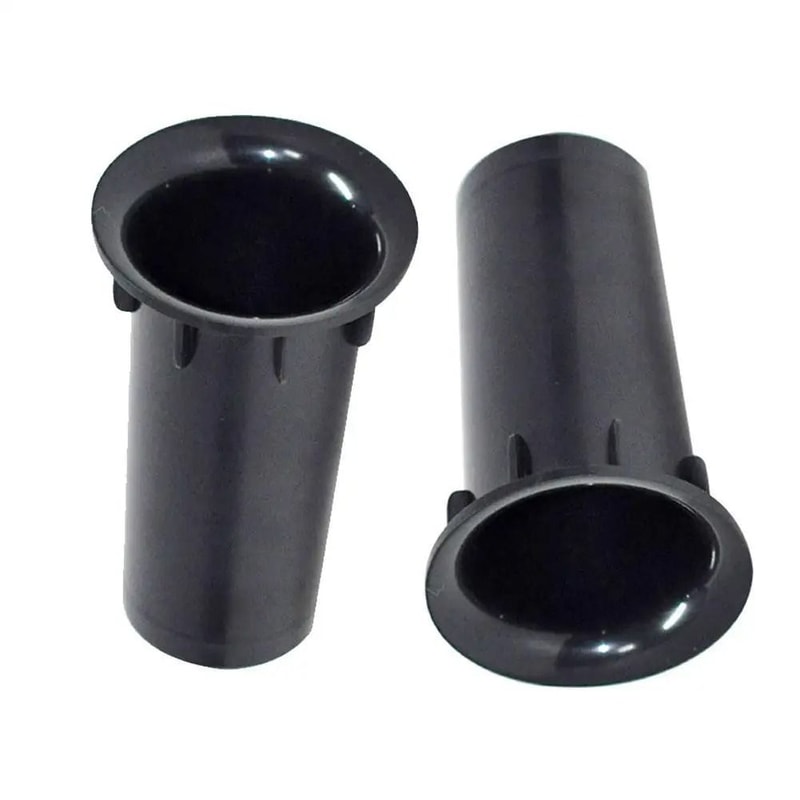 Black Bass Reflex Speaker Port Tubes 35x67mm For Subwoofer HiFi Cabinets 0