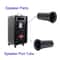 Black Bass Reflex Speaker Port Tubes 35x67mm For Subwoofer HiFi Cabinets 2