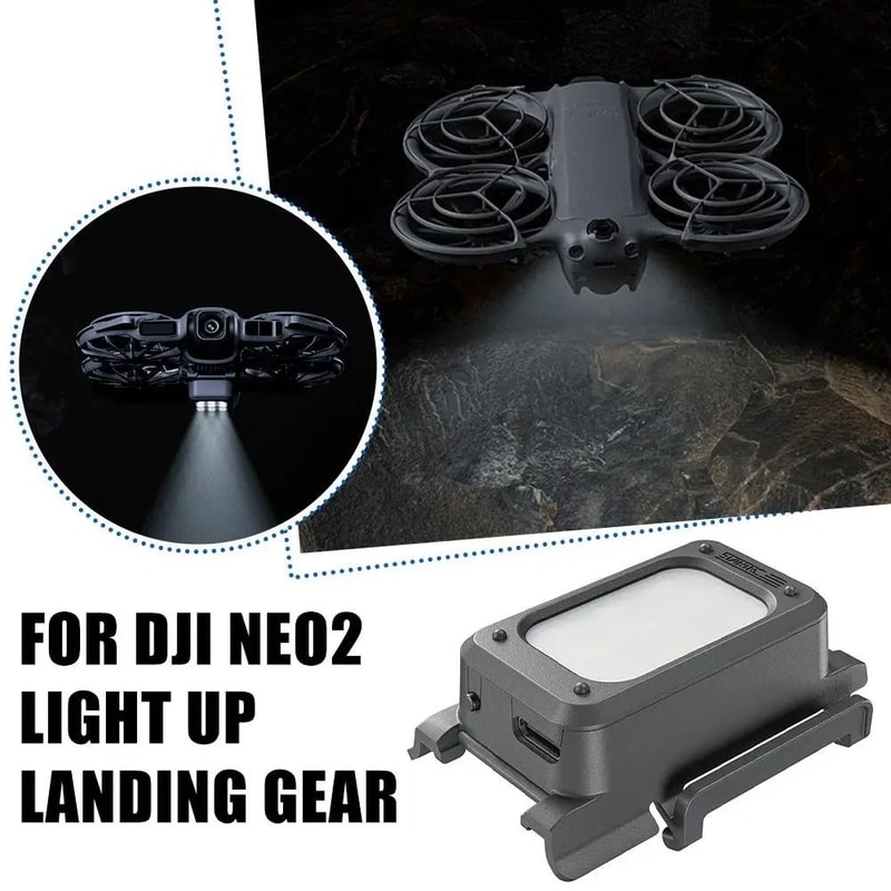 GlowLift Illuminated Landing Gear For DJI Neo 2 Height Boost Protection Kit 1
