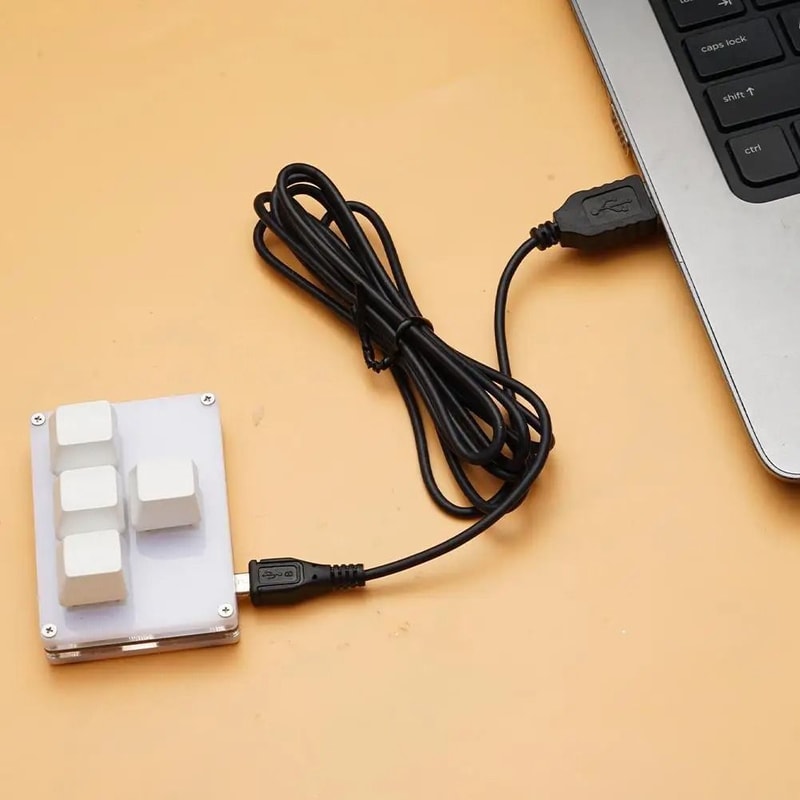 Mini 4Key Programmable Arrow Keypad USB Mechanical Shortcut Keyboard 2