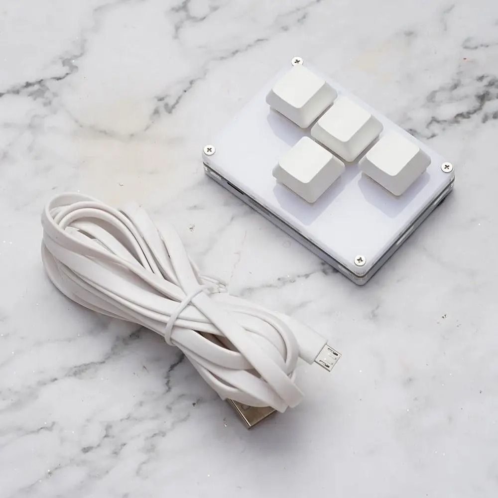 Mini 4Key Programmable Arrow Keypad USB Mechanical Shortcut Keyboard 3