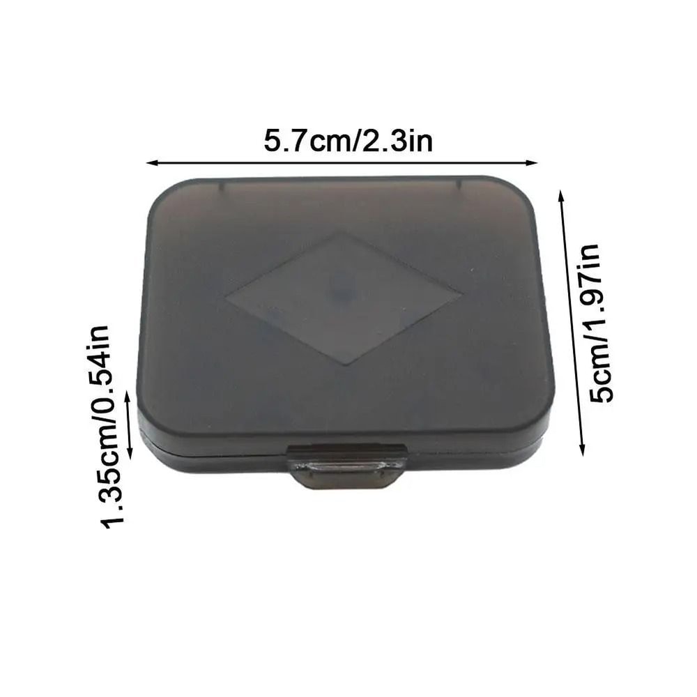 Portable Silicone Eartip Storage Box Transparent Dustproof Case For Earbud Tips 5