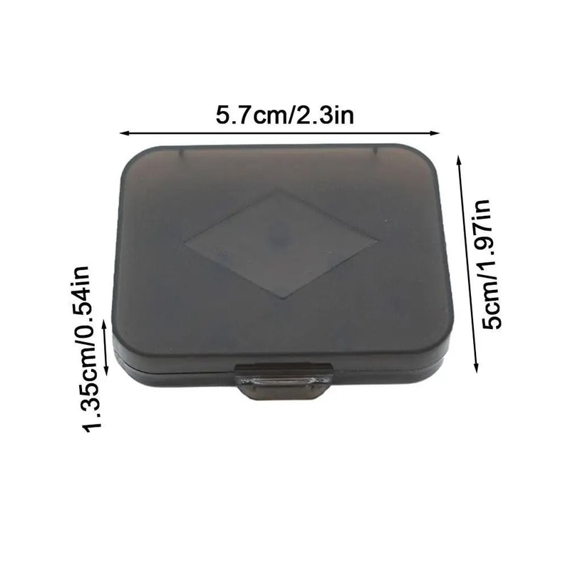 Portable Silicone Eartip Storage Box Transparent Dustproof Case For Earbud Tips 5