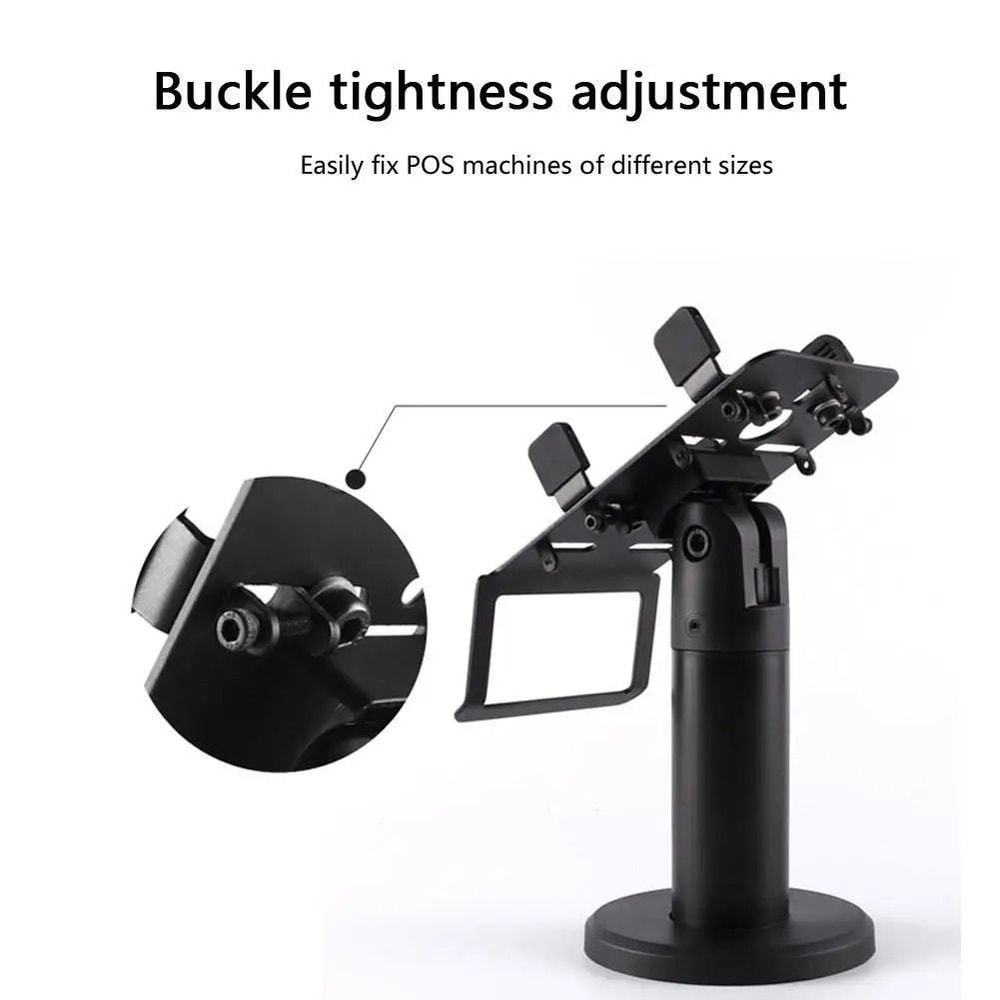 Adjustable Rotating POS Machine Stand Secure Counter Display Holder 3