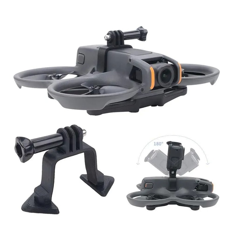 Avata 2 Expansion Camera Bracket Top Mount Holder For GoPro Insta360 DJI Action 0