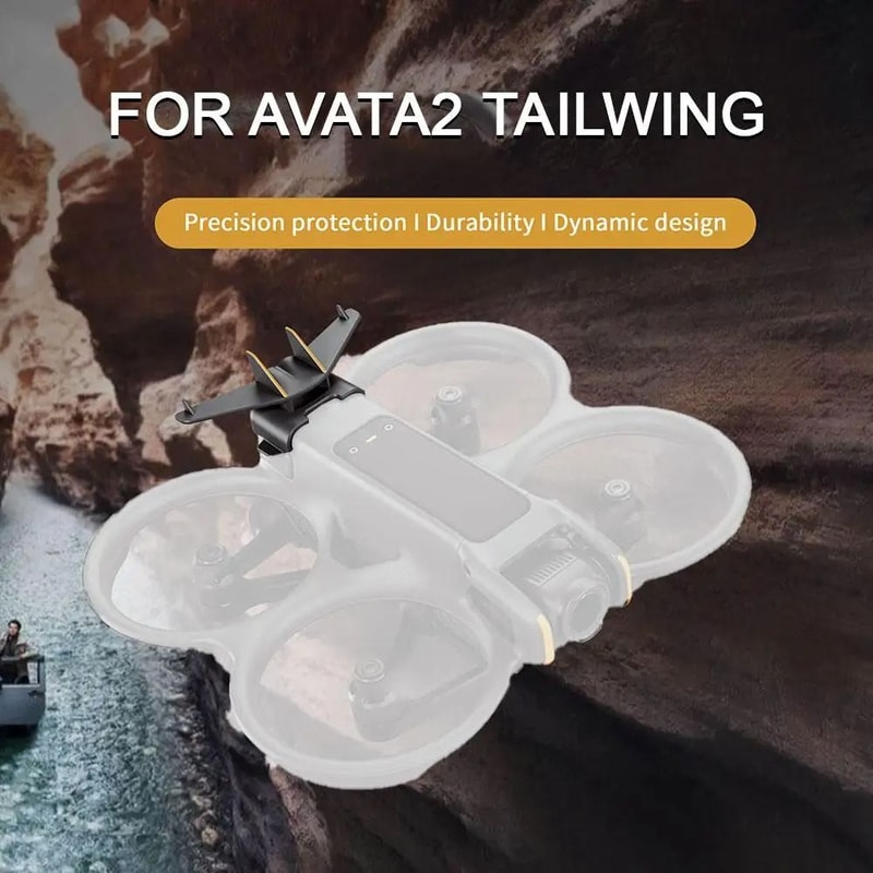 AeroTail Rear Wing Landing Gear For DJI Neo 2 AntiCollision Stability Upgrade 2