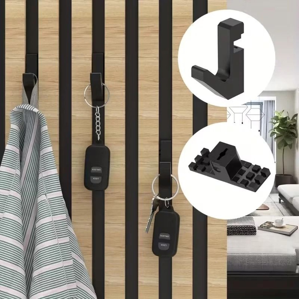Acoustic Panel Hooks Drill Free Soundproof Wall Mount Clips Set 1
