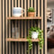 No Drill Acoustic Panel Shelf Brackets Storage Rack Set 4pcs 1