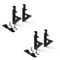 No Drill Acoustic Panel Shelf Brackets Storage Rack Set 4pcs 6