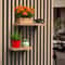 No Drill Acoustic Panel Shelf Brackets Display Rack Set 2pcs 0