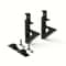 No Drill Acoustic Panel Shelf Brackets Display Rack Set 2pcs 6