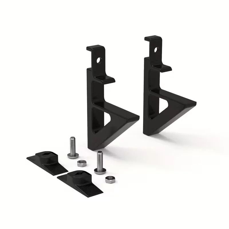 No Drill Acoustic Panel Shelf Brackets Display Rack Set 2pcs 6