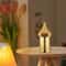 Moroccan Gold Hollow Iron Lantern Ramadan Decorative Light Ornament 2