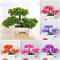 Mini Artificial Bonsai Desk Plant Realistic Plastic Potted Decor 0