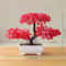 Mini Artificial Bonsai Desk Plant Realistic Plastic Potted Decor 10