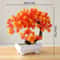 Mini Artificial Bonsai Desk Plant Realistic Plastic Potted Decor 16