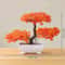 Mini Artificial Bonsai Desk Plant Realistic Plastic Potted Decor 7