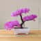 Mini Artificial Bonsai Desk Plant Realistic Plastic Potted Decor 8