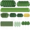Tropical Palm Leaves Party Decor Set Artificial Jungle Safari Leaves With Stems 0